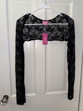 Edikted Black Lace Bolero